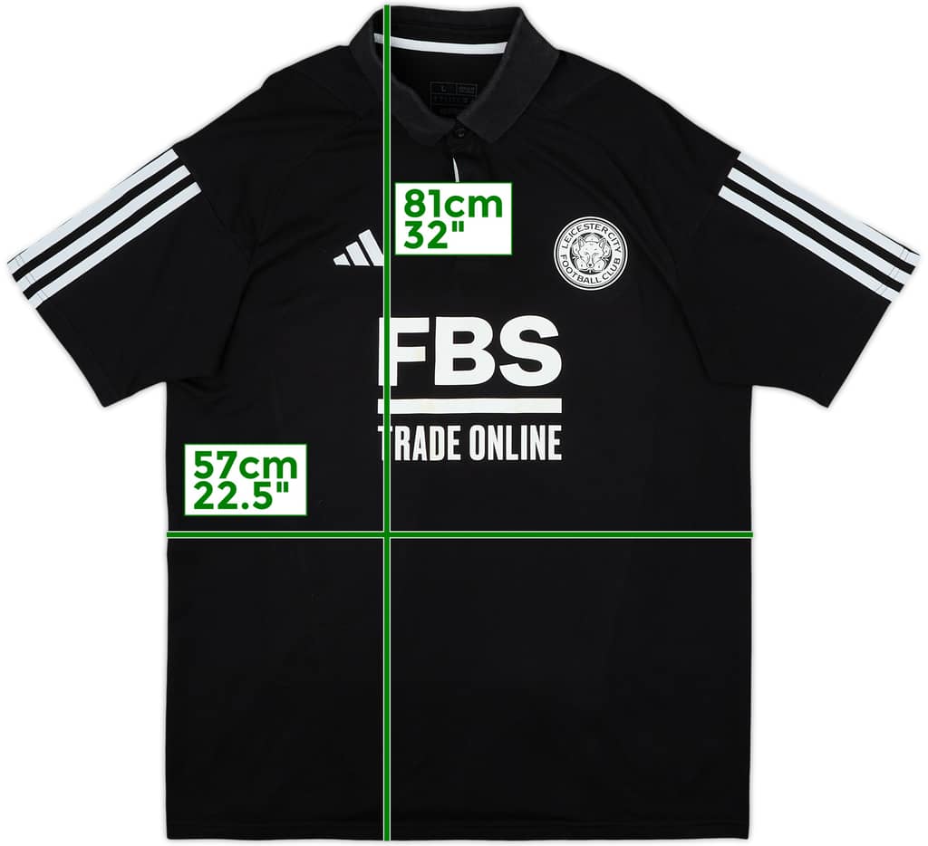 2023-24 Leicester adidas Polo Shirt - 5/10 - (L)