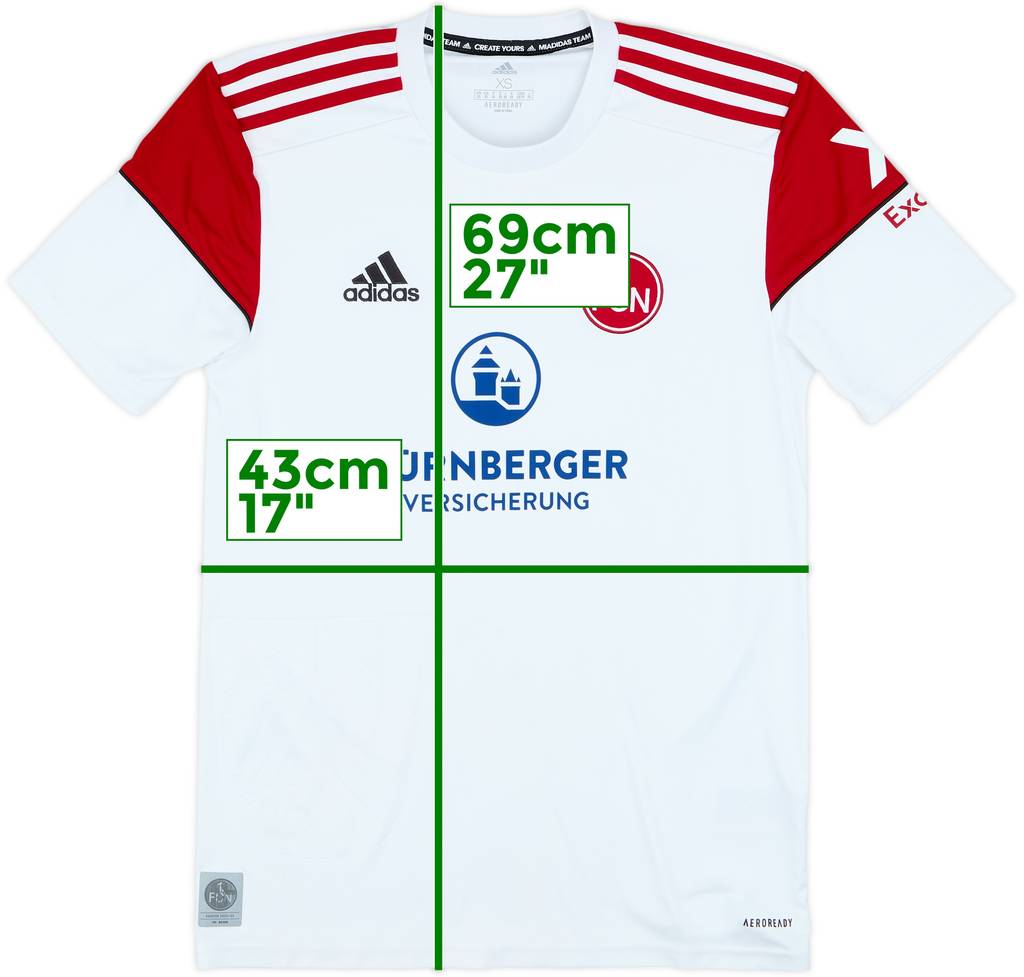 2022-23 Nurnberg Away Shirt - 8/10 - (XS)