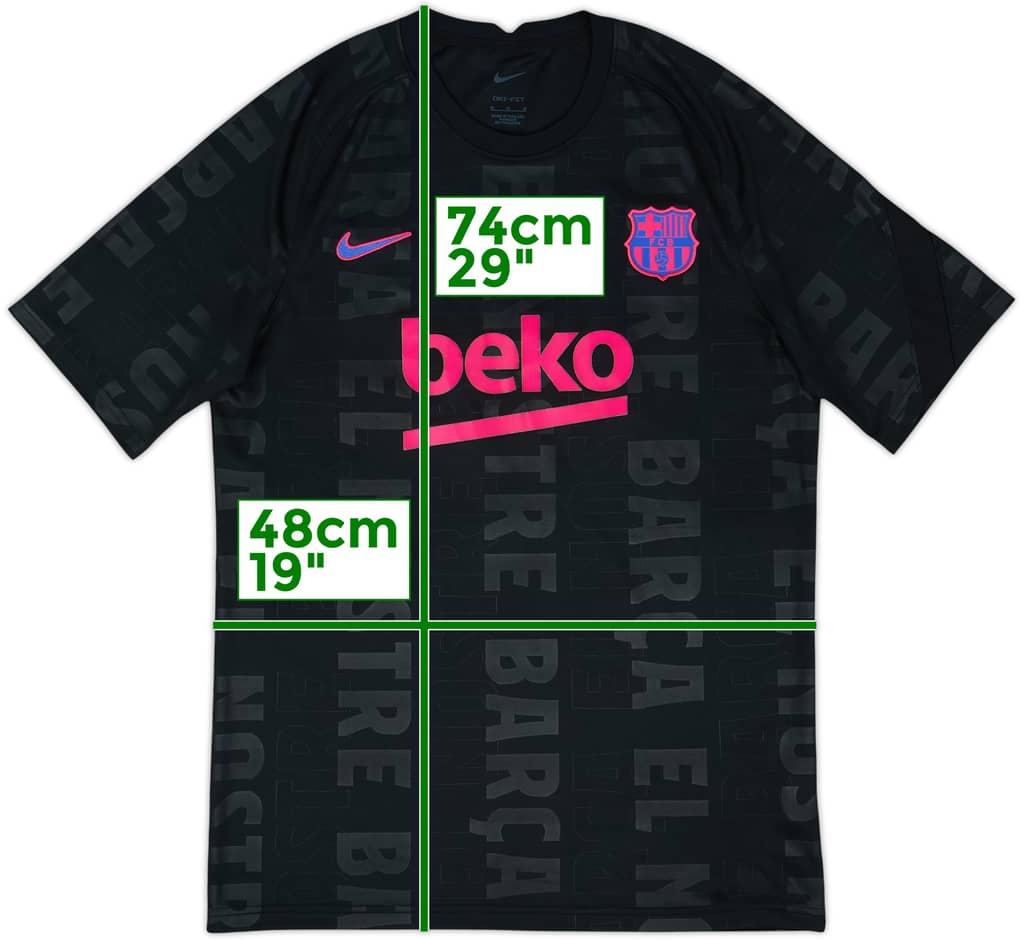 2021-22 Barcelona Nike Training Shirt - 10/10 - (M)