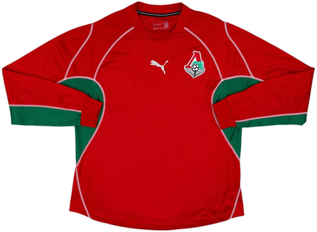 2001 Lokomotiv Moscow Home L/S Shirt - 8/10 - (L)