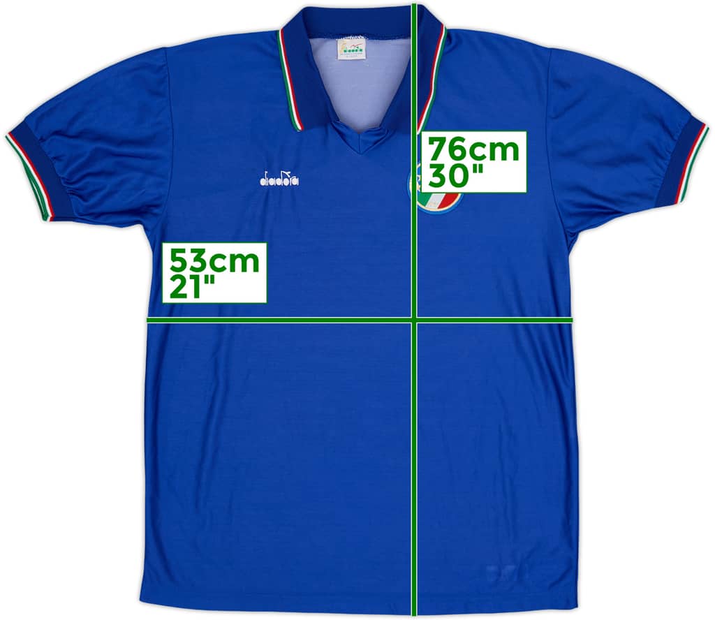 1986-91 Italy Home Shirt - 10/10 - (L)