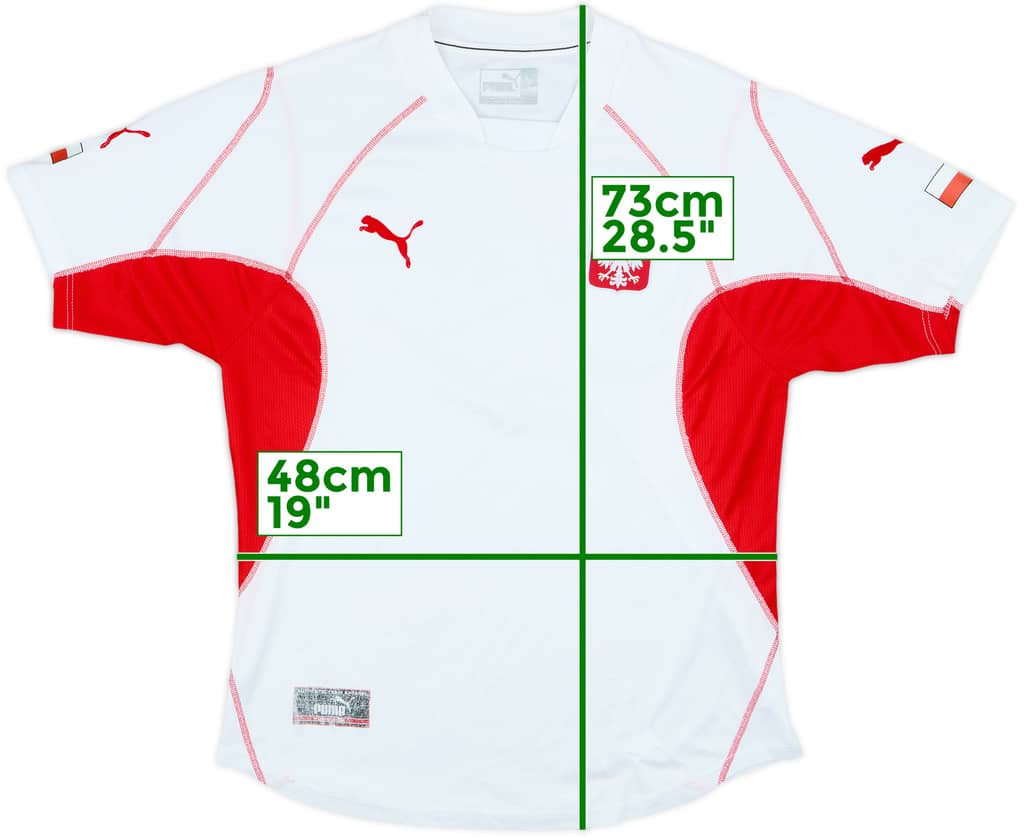 2002-04 Poland Home Shirt - 8/10 - (M)