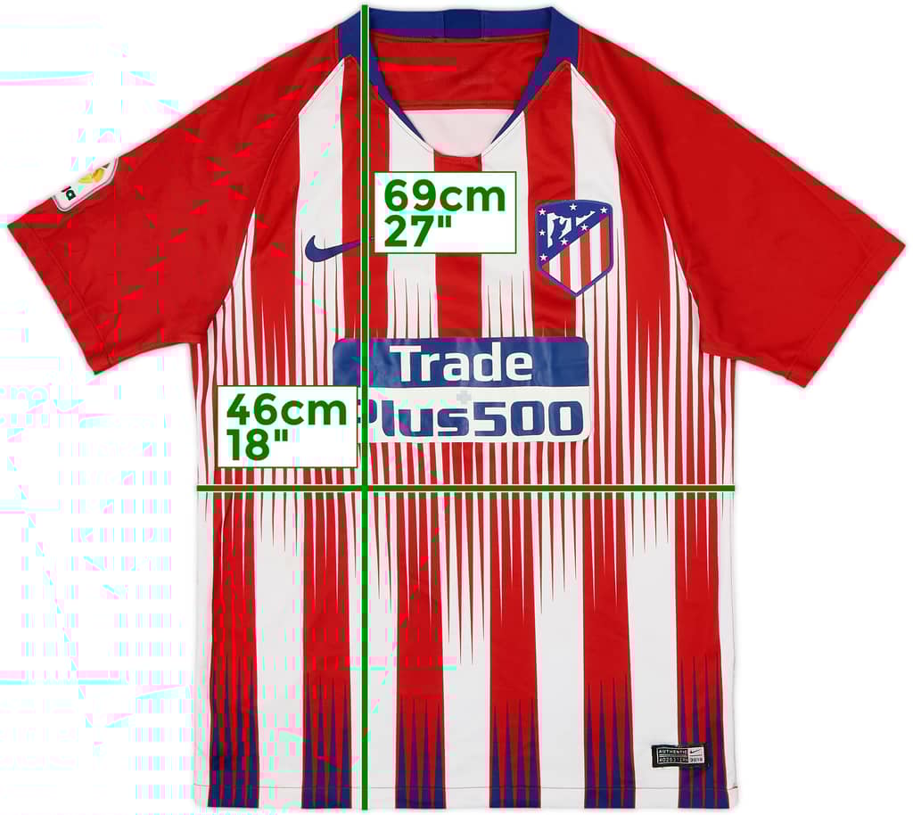 Camiseta de local del Atletico Madrid 2018-19 - 6/10 - (S)