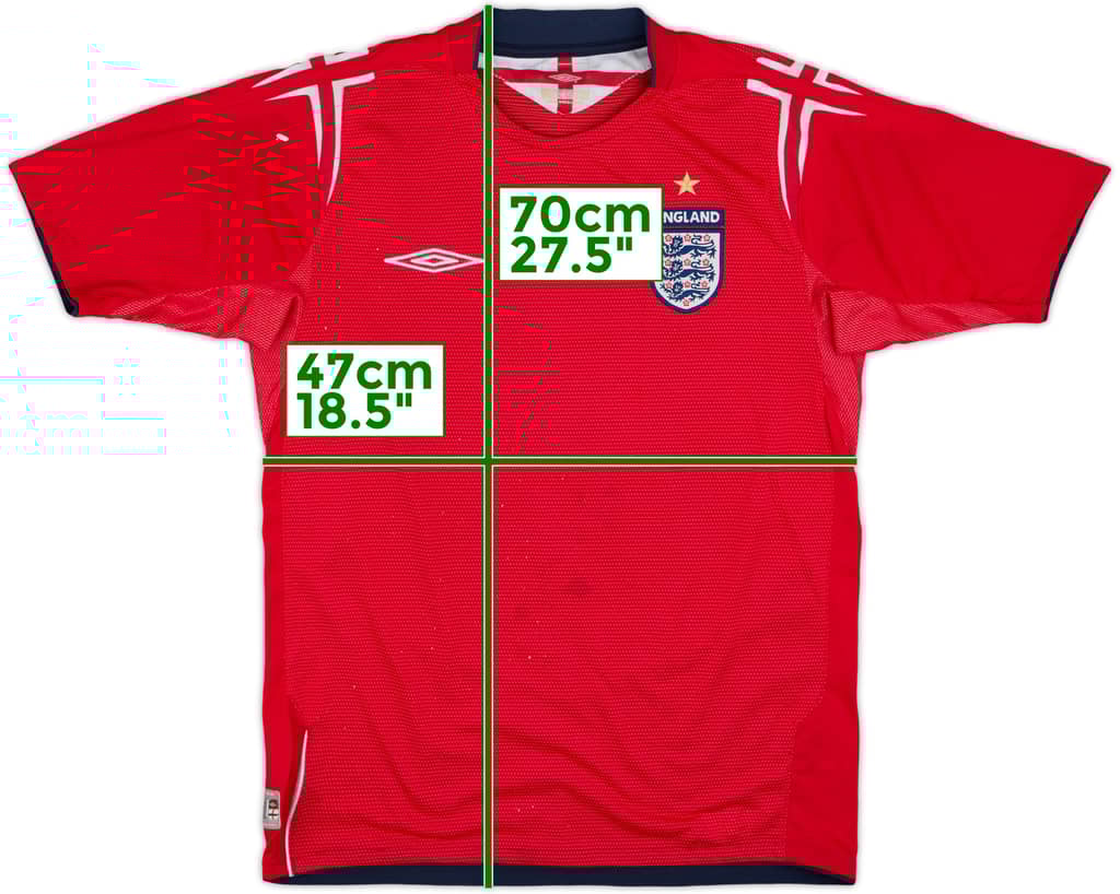 2004-06 England Away Shirt - 5/10 - (S)