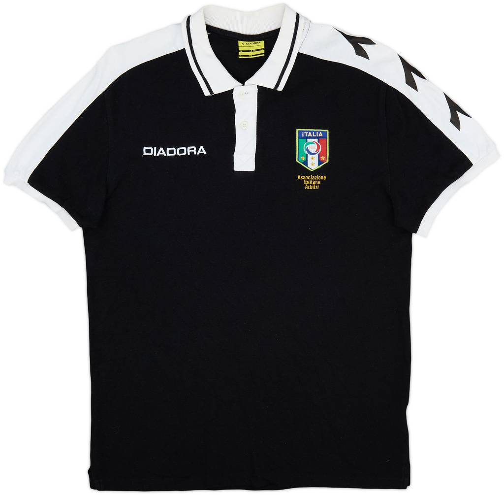 2010-11 Italy Diadora Referee Polo Shirt - 9/10 - (M)