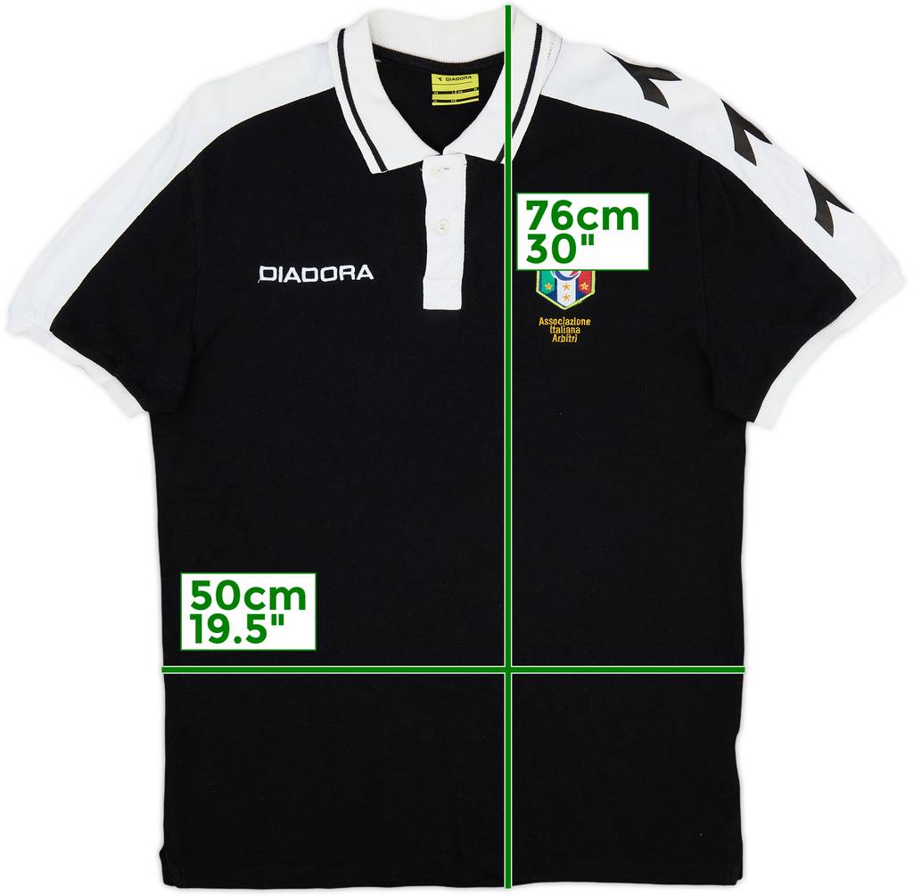 2010-11 Italy Diadora Referee Polo Shirt - 9/10 - (M)