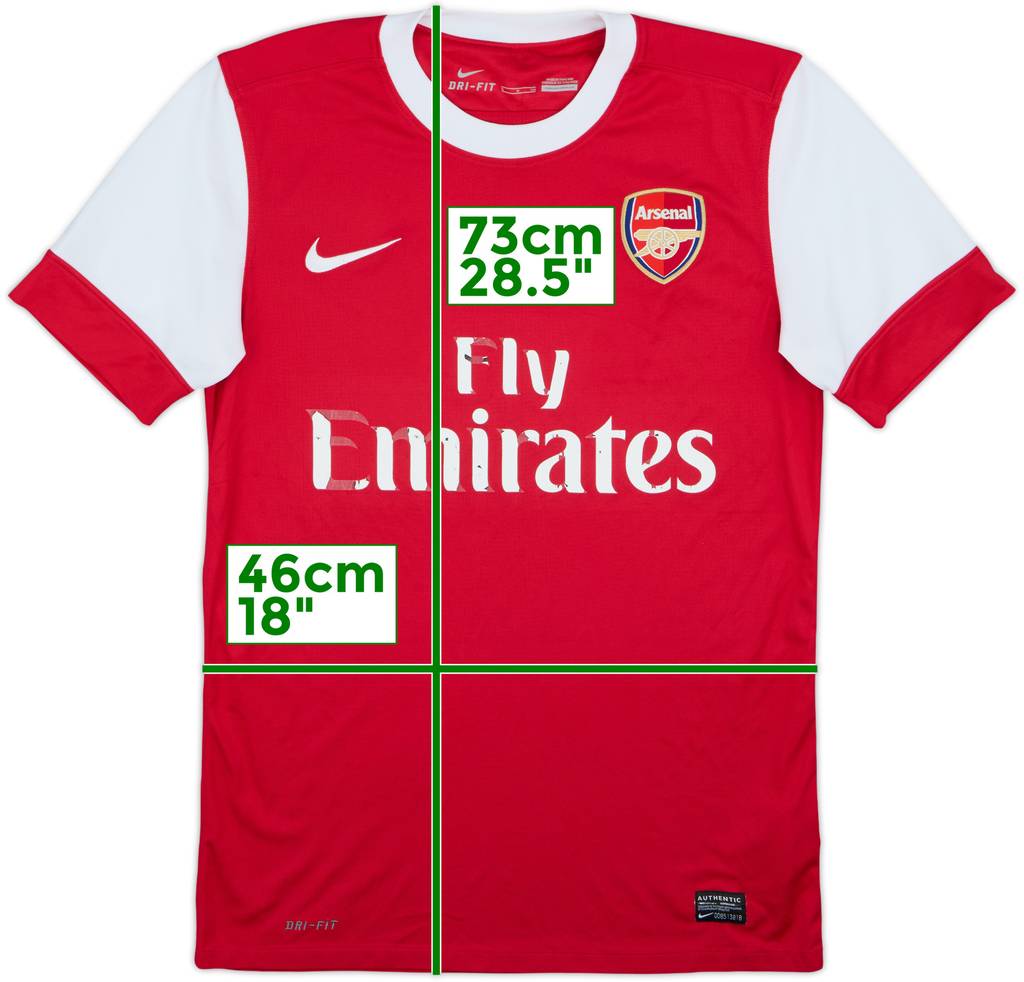 2010-11 Arsenal Home Shirt - 4/10 - (S)