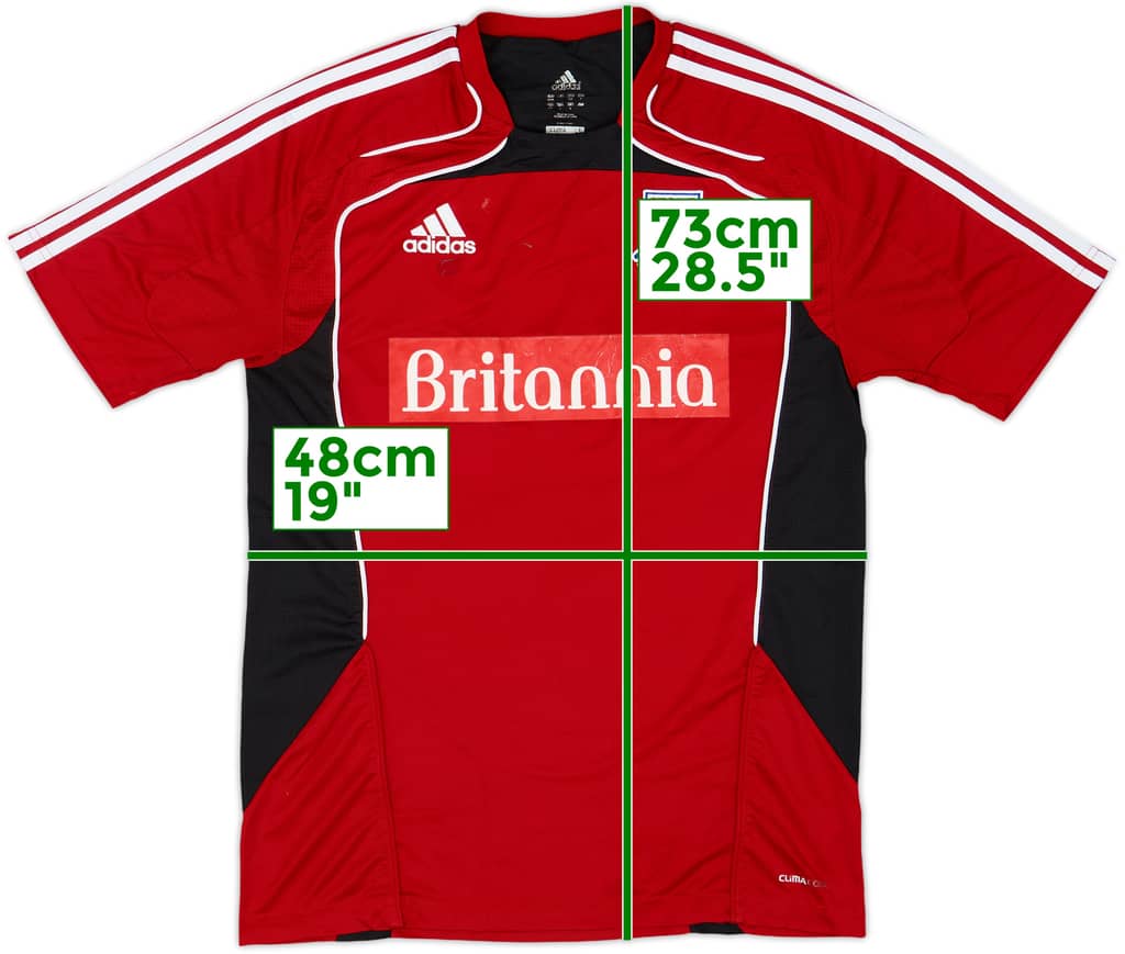 2010-11 Stoke City adidas Training Shirt - 5/10 - (M)