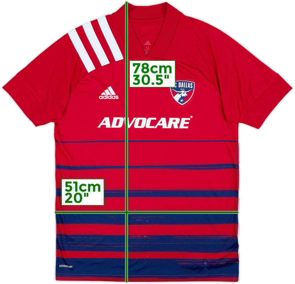 2020 FC Dallas Home Shirt - 8/10 - (M)