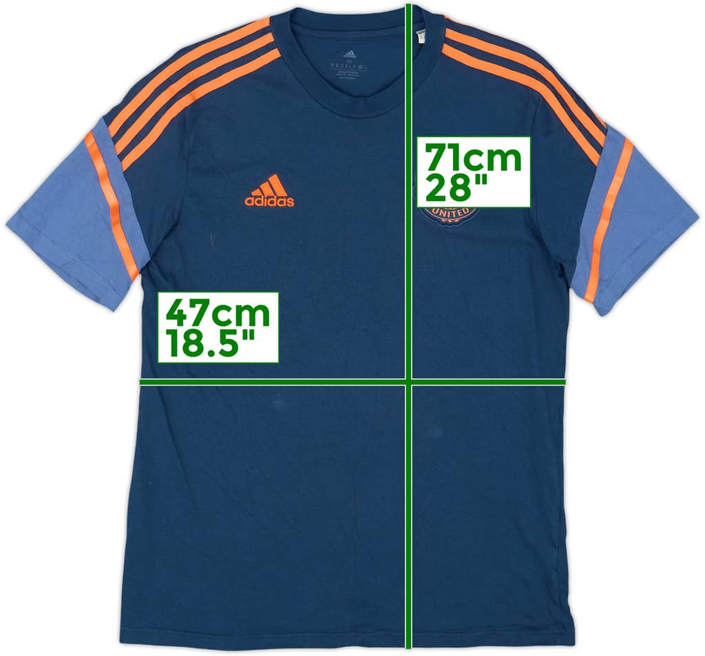 2022-23 Manchester United adidas Cotton Tee - 6/10 - (M)