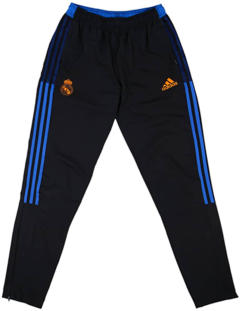 2021-22 Real Madrid adidas Track Pants/Bottoms - 5/10 - (XL.Boys)