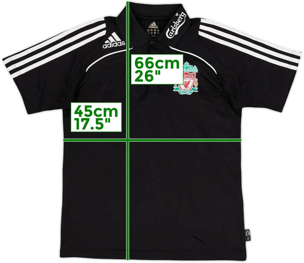 2008-09 Liverpool adidas Polo Shirt - 9/10 - (L.Boys)