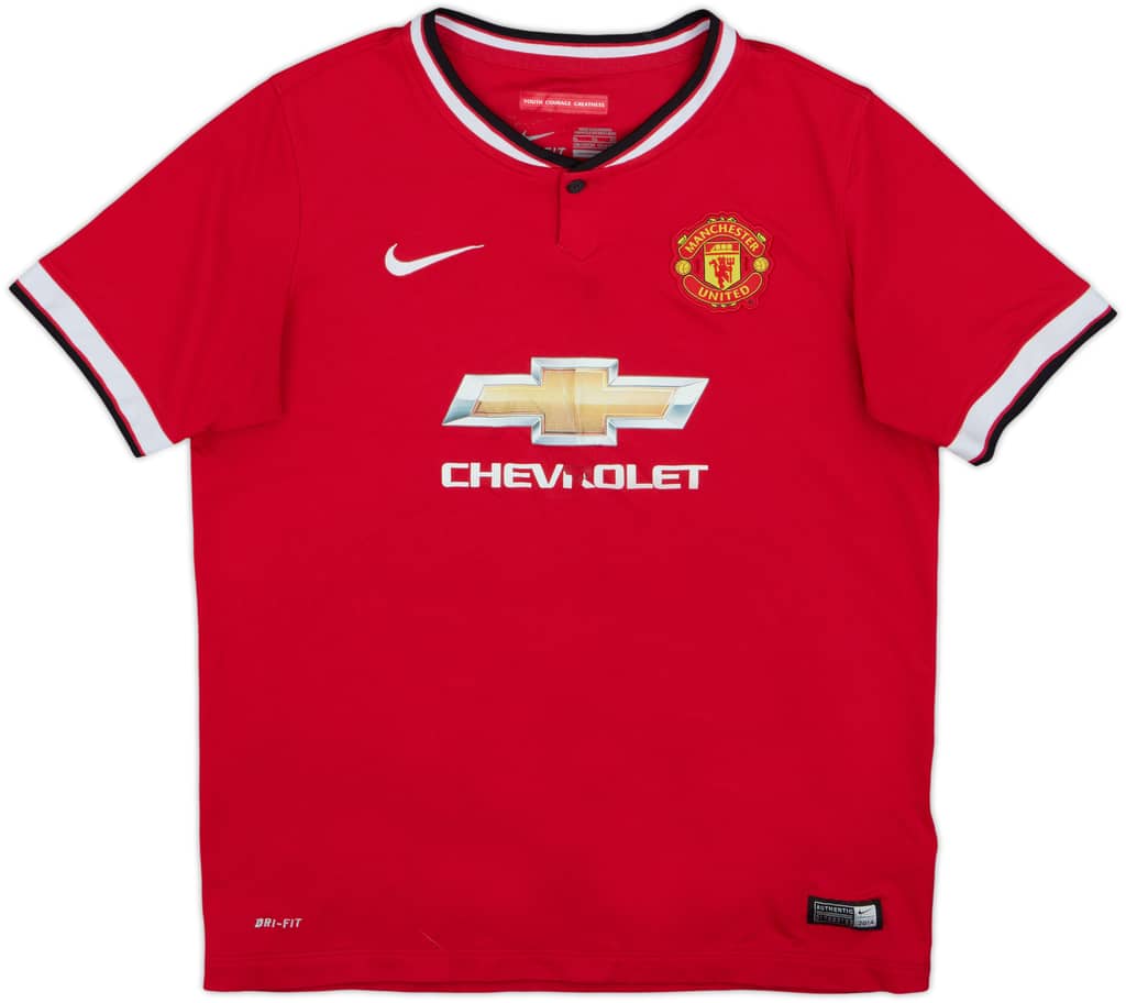2014-15 Manchester United Home Shirt - 5/10 - (XL.Boys)