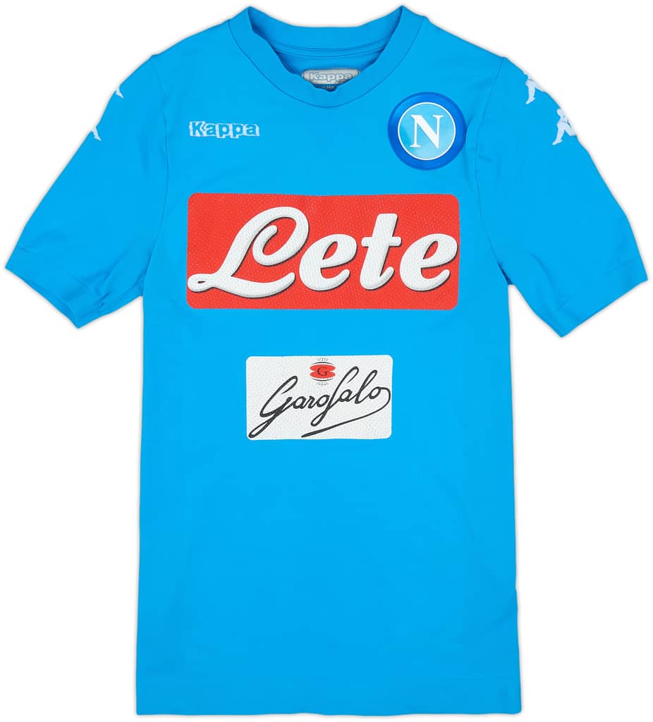 2016-17 Napoli Authentic Home Shirt - 6/10 - (M/L)