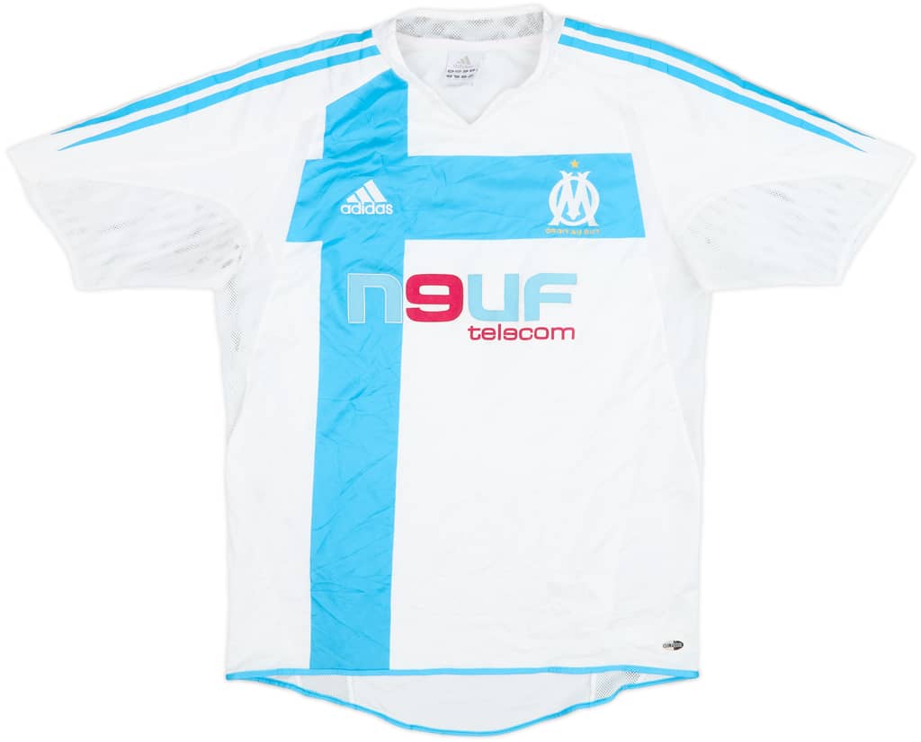 2004-05 Olympique Marseille Home Shirt - 9/10 - (XL.Boys)