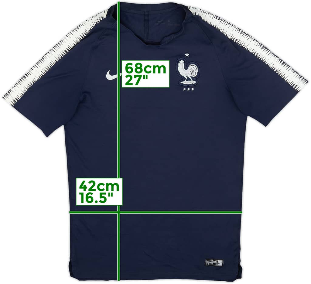 2018-19 France Nike Training Shirt - 8/10 - (S)