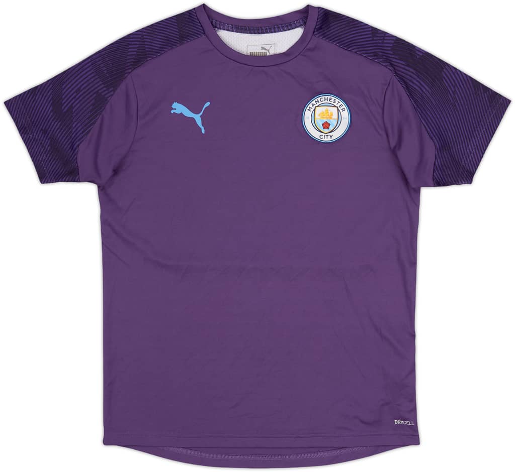 2018-19 Manchester City Puma Training Shirt - 10/10 - (L.Boys)