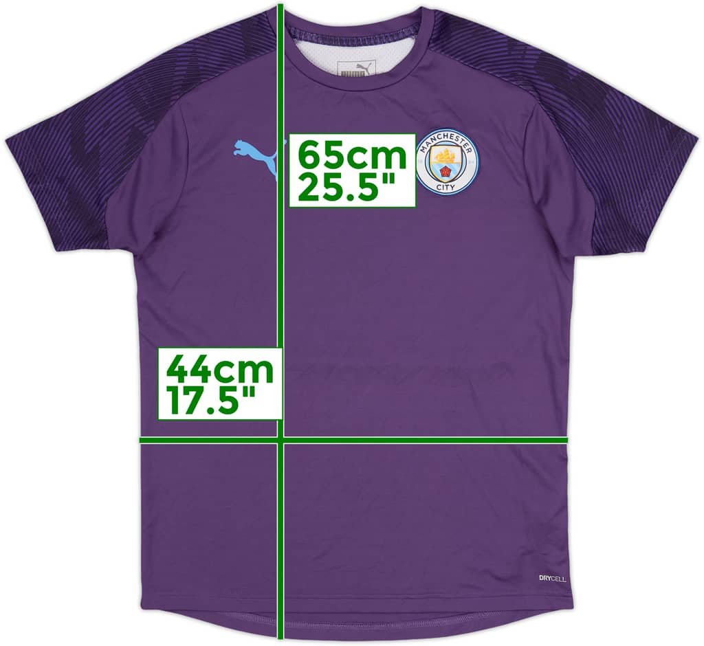 2018-19 Manchester City Puma Training Shirt - 10/10 - (L.Boys)