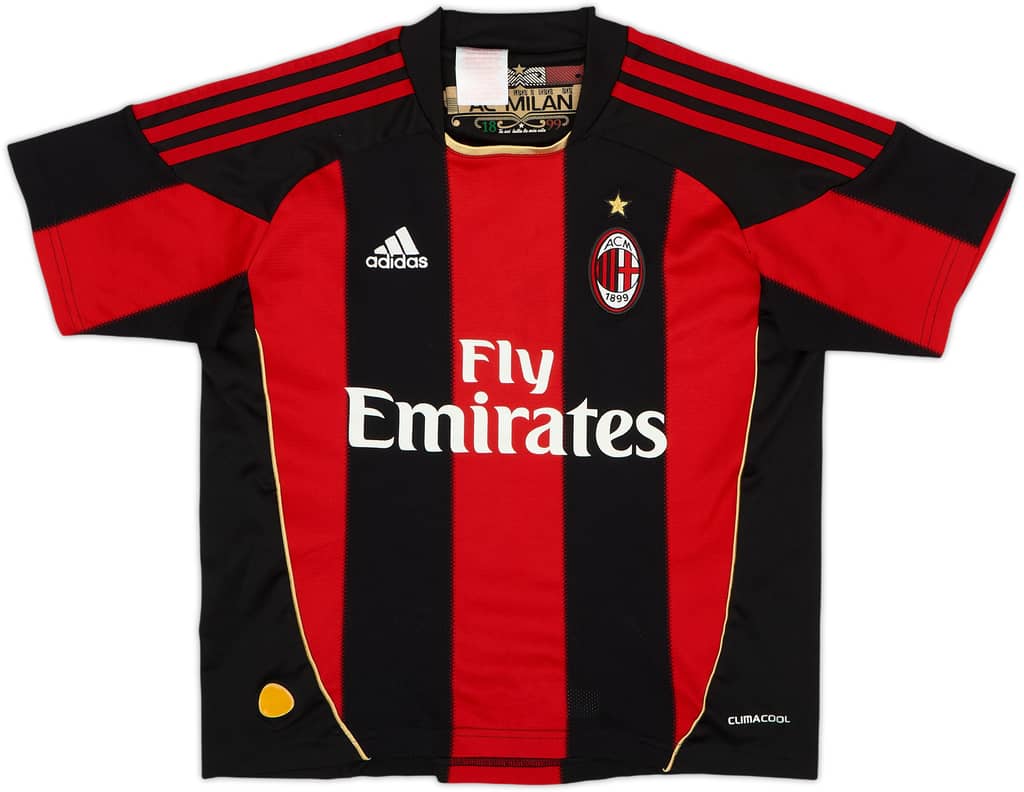 2010-11 AC Milan Home Shirt - 7/10 - (S.Boys)