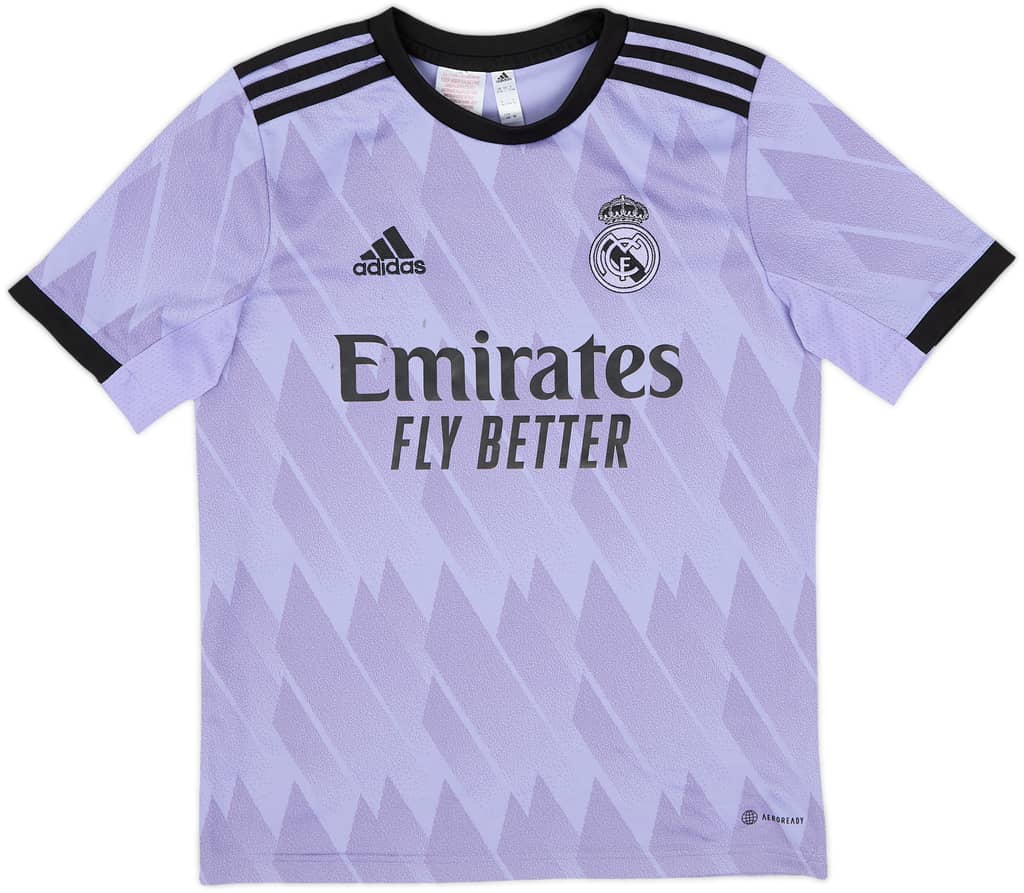 2022-23 Real Madrid Away Shirt - 7/10 - (L.Boys)