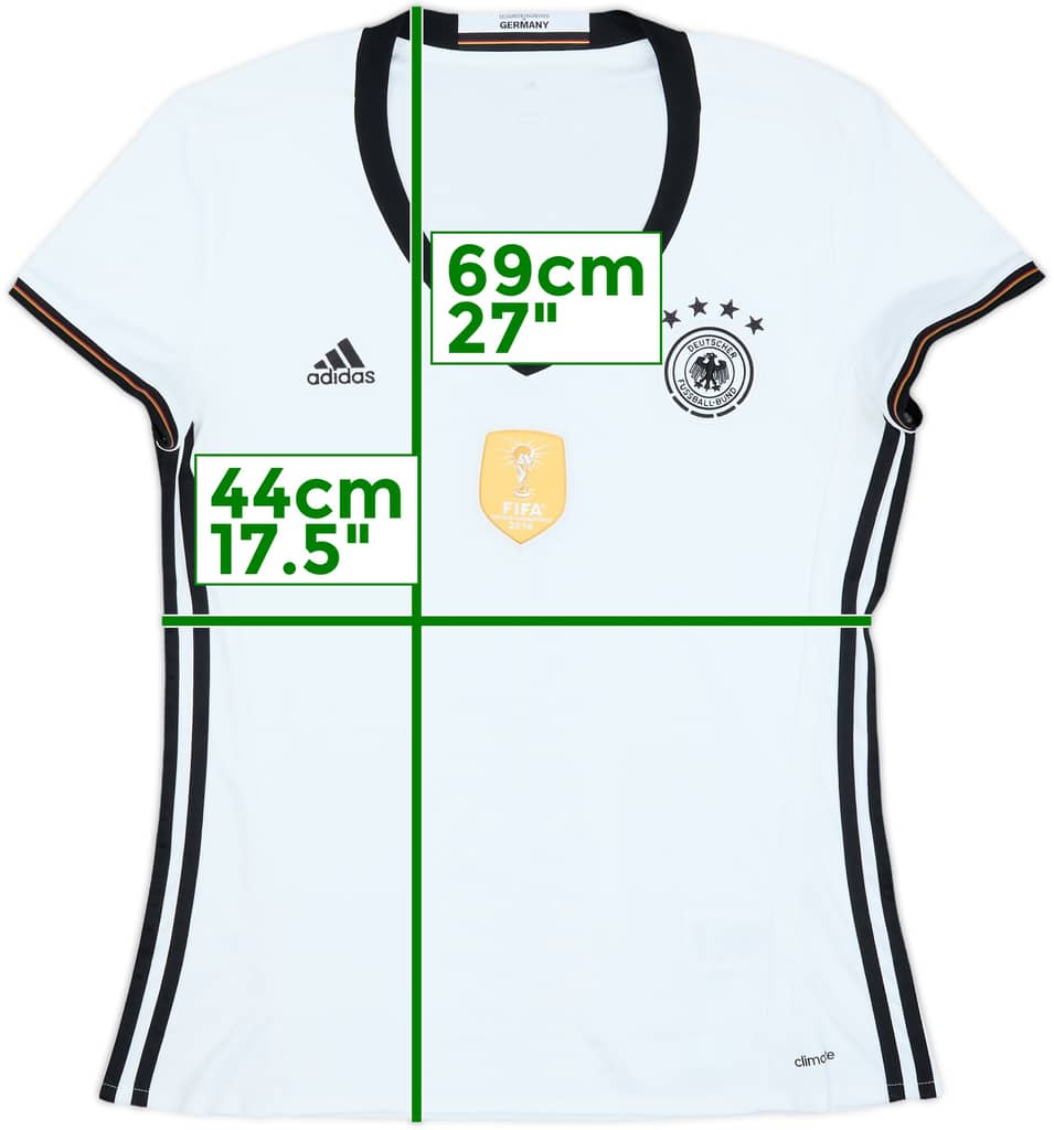2015-16 Germany Home Shirt - 8/10 - (Women's L)