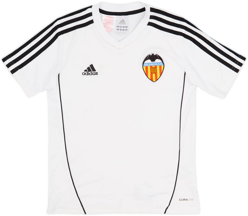 2014-15 Valencia adidas Cotton Tee - 5/10 - (6-7 Years)