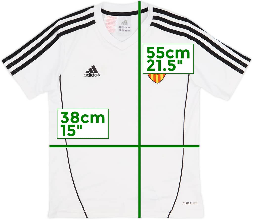 2014-15 Valencia adidas Cotton Tee - 5/10 - (6-7 Years)