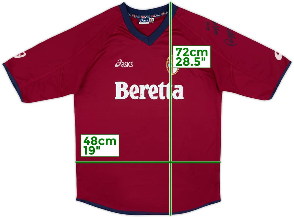 2003-04 Torino Asics Signed Training Shirt - 6/10 - (S)