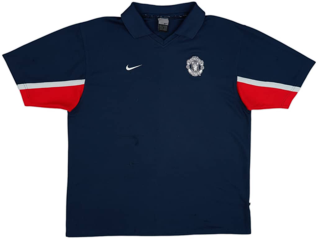 2002-03 Manchester United Nike Polo Shirt - 6/10 - (XL)