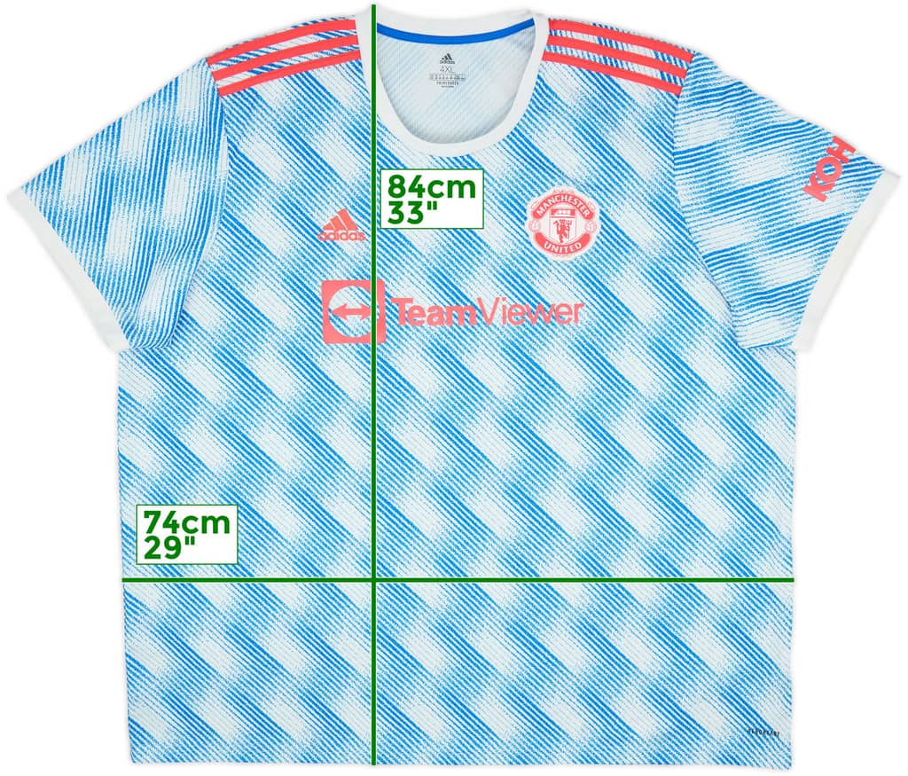 2021-22 Manchester United Away Shirt - 9/10 - (4XL)