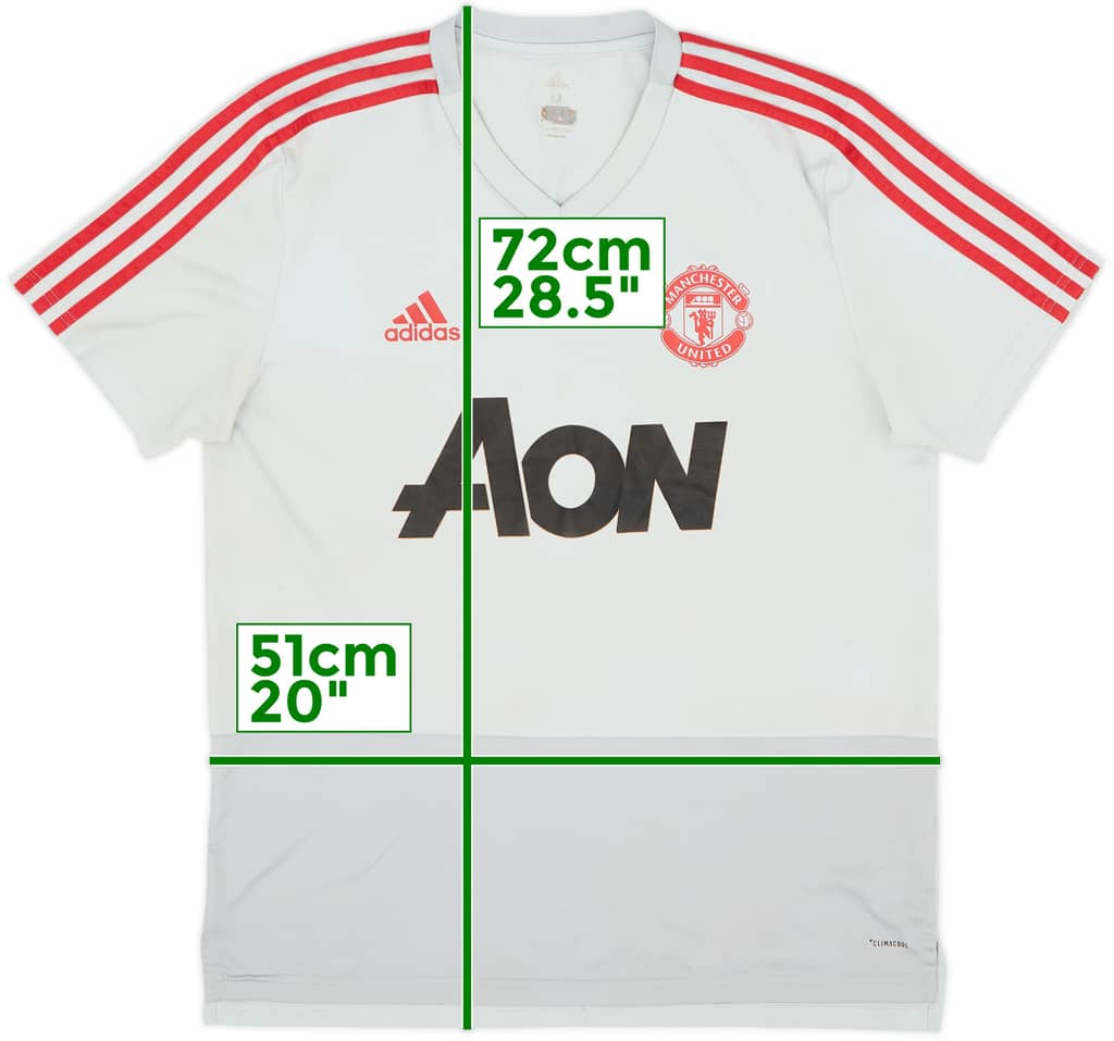2018-19 Manchester United adidas Training Shirt - 8/10 - (M)