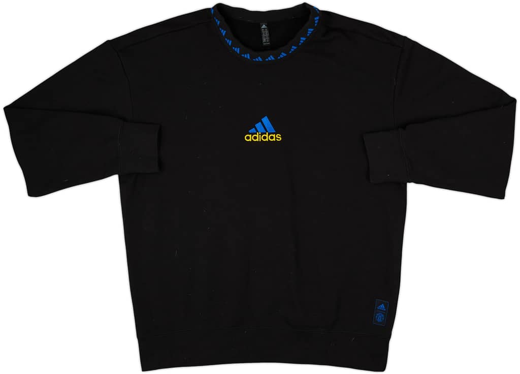 2021-22 Manchester United adidas Sudadera - 8/10 - (XL)