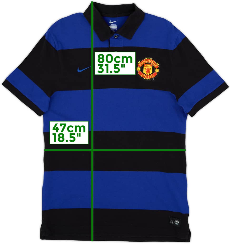 2012-13 Manchester United Nike Polo Shirt - 10/10 - (L)