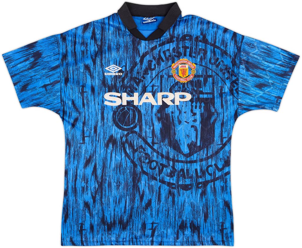 1992-93 Manchester United Camiseta Visitante - 7/10 - (L)