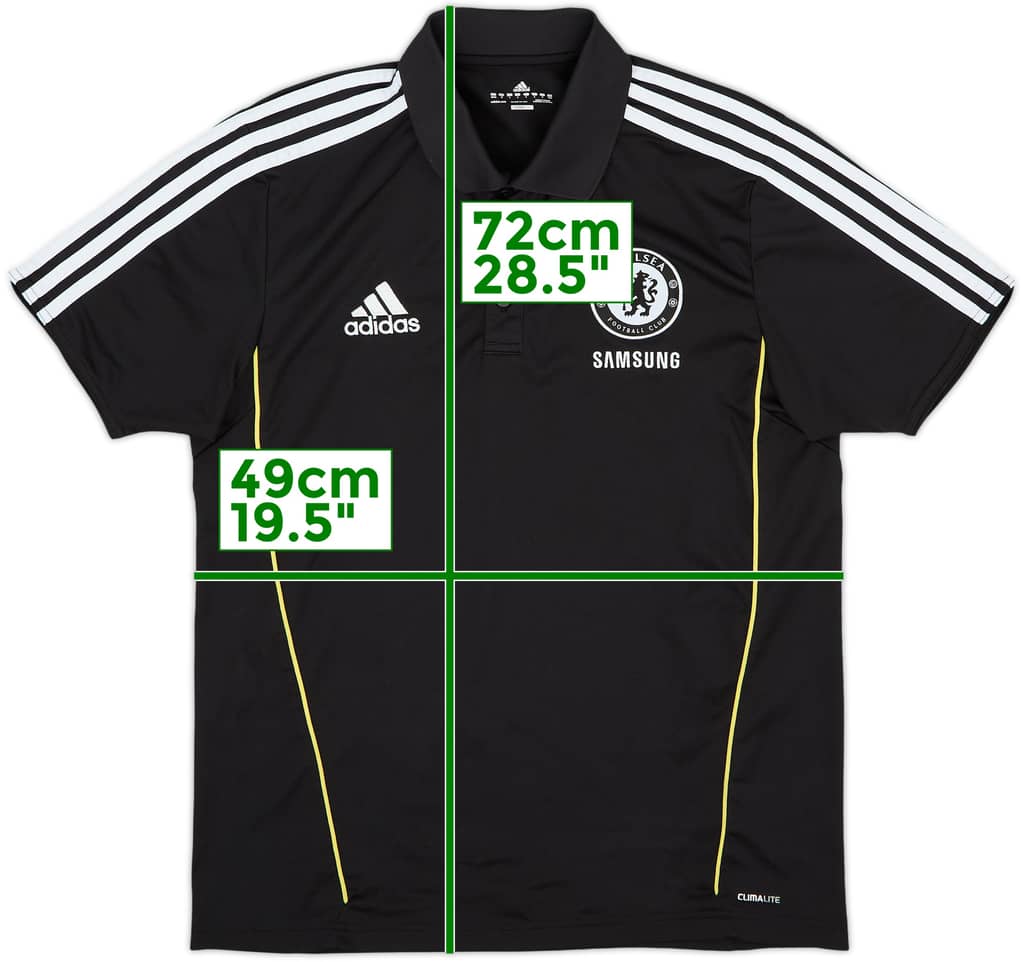 2011-12 Chelsea adidas Polo Shirt - 10/10 - (M)