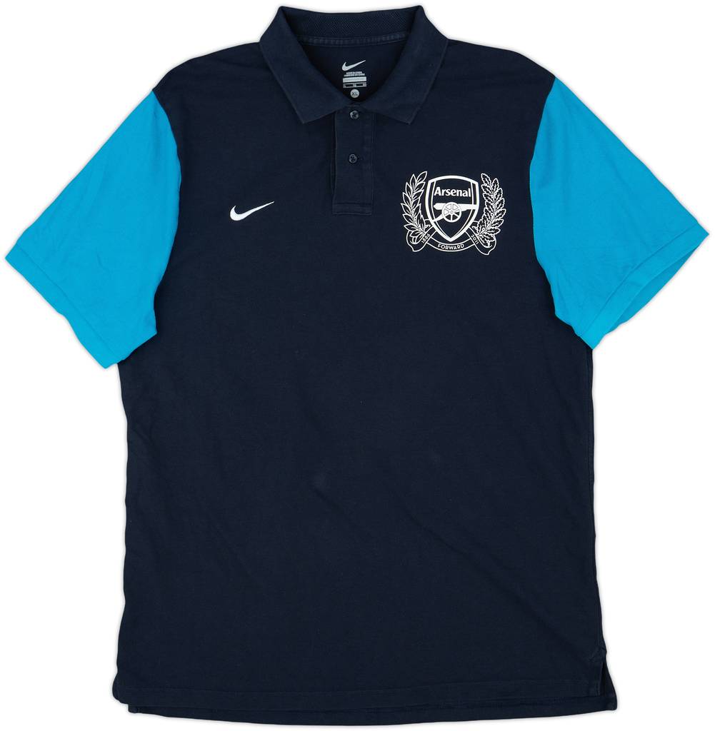 2011-12 Arsenal Nike Polo Shirt - 8/10 - (XL)