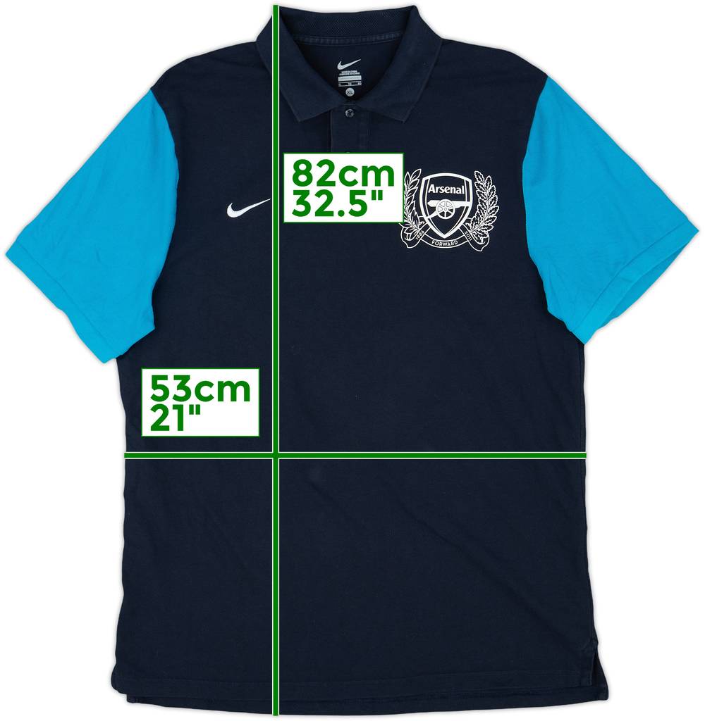 2011-12 Arsenal Nike Polo Shirt - 8/10 - (XL)