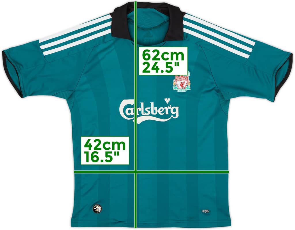 2008-09 Liverpool Tercera Camiseta - 8/10 - (M.Boys)