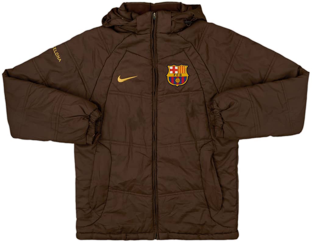 2008-09 Barcelona Nike Padded Bench Coat - 5/10 - (S)