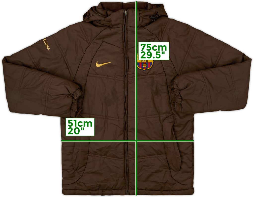2008-09 Barcelona Nike Padded Bench Coat - 5/10 - (S)