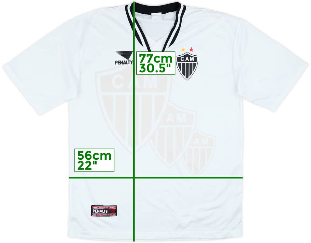 2000 Atletico Mineiro Penalty Training Shirt - 8/10 - (XL)