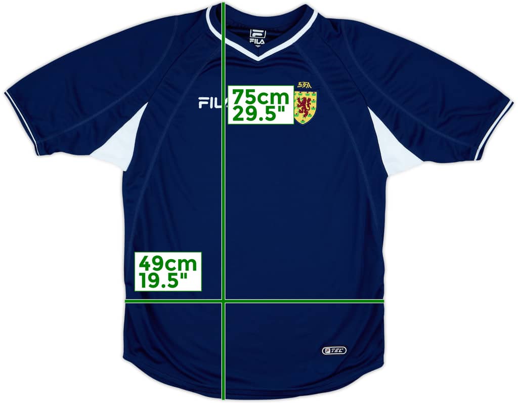 2000-02 Scotland Home Shirt - 9/10 - (M)