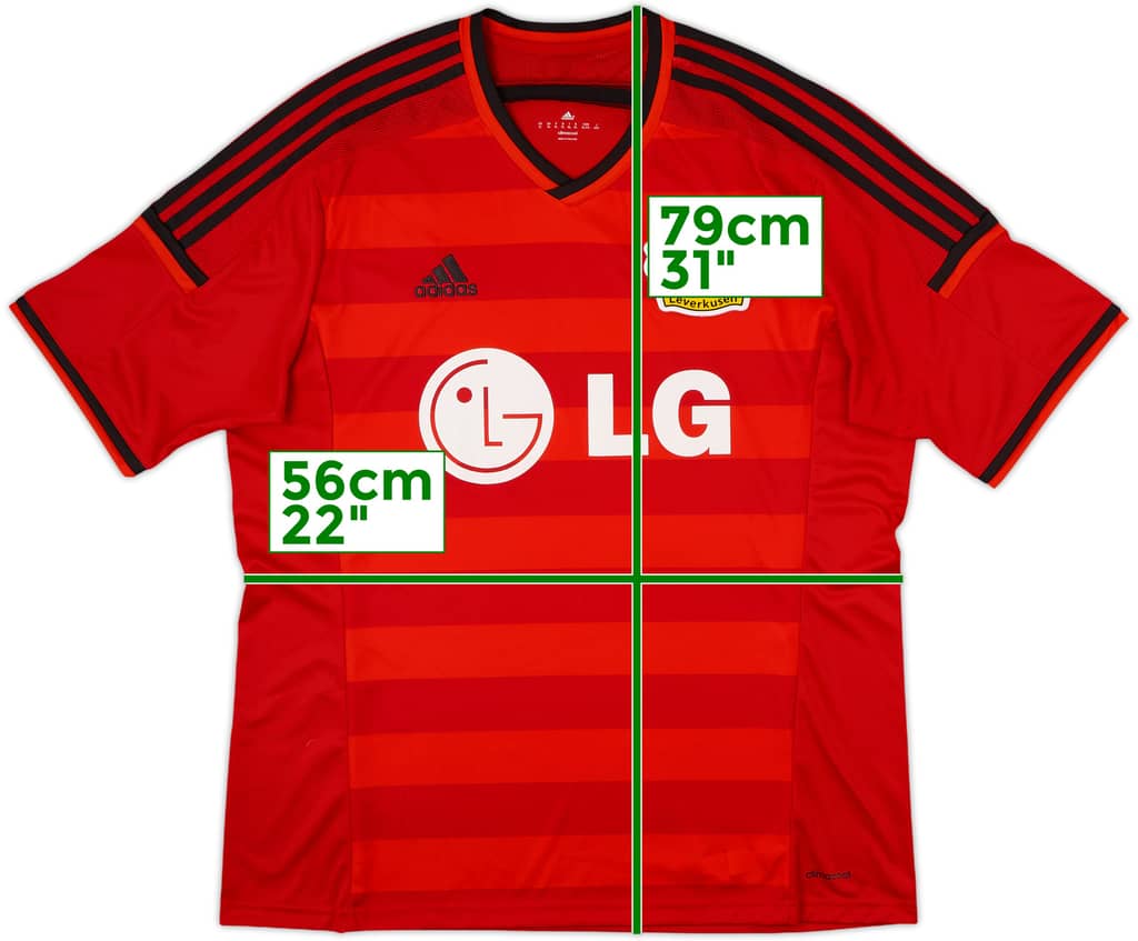 2014-15 Bayer Leverkusen Home Shirt - 7/10 - (XL)