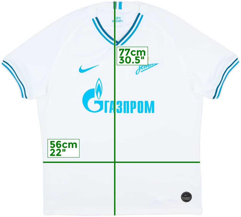 2019-20 Zenit St. Petersburg Away Shirt - 10/10 - (XL)