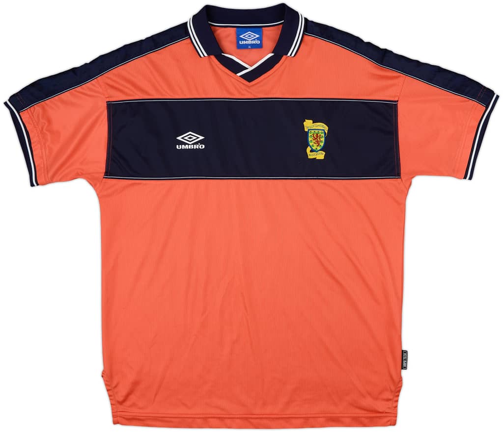 1999-00 Escocia Visitante Camiseta - 8/10 - (XL)