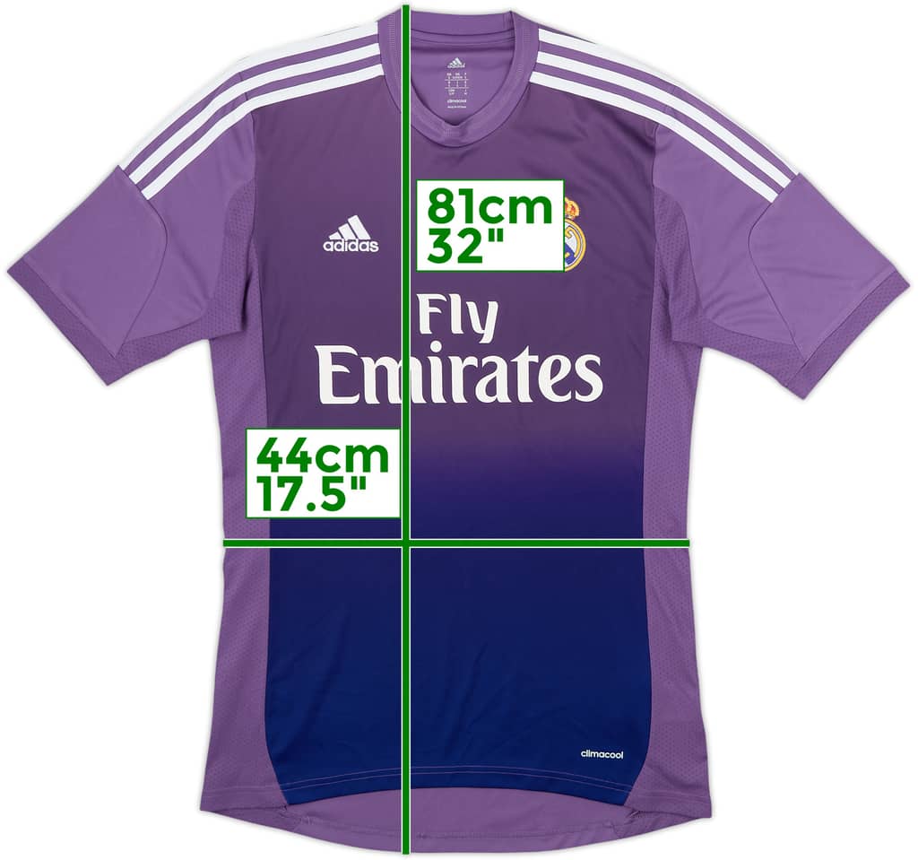 2013-14 Real Madrid GK S/S Shirt - 7/10 - (S)