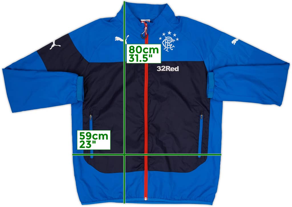 2014-15 Rangers Puma Track Jacket - 10/10 - (L)