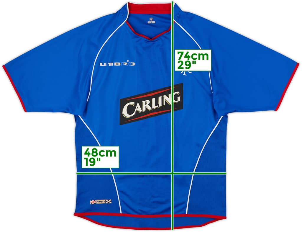 2005-06 Rangers Camiseta de local - 4/10 - (M)