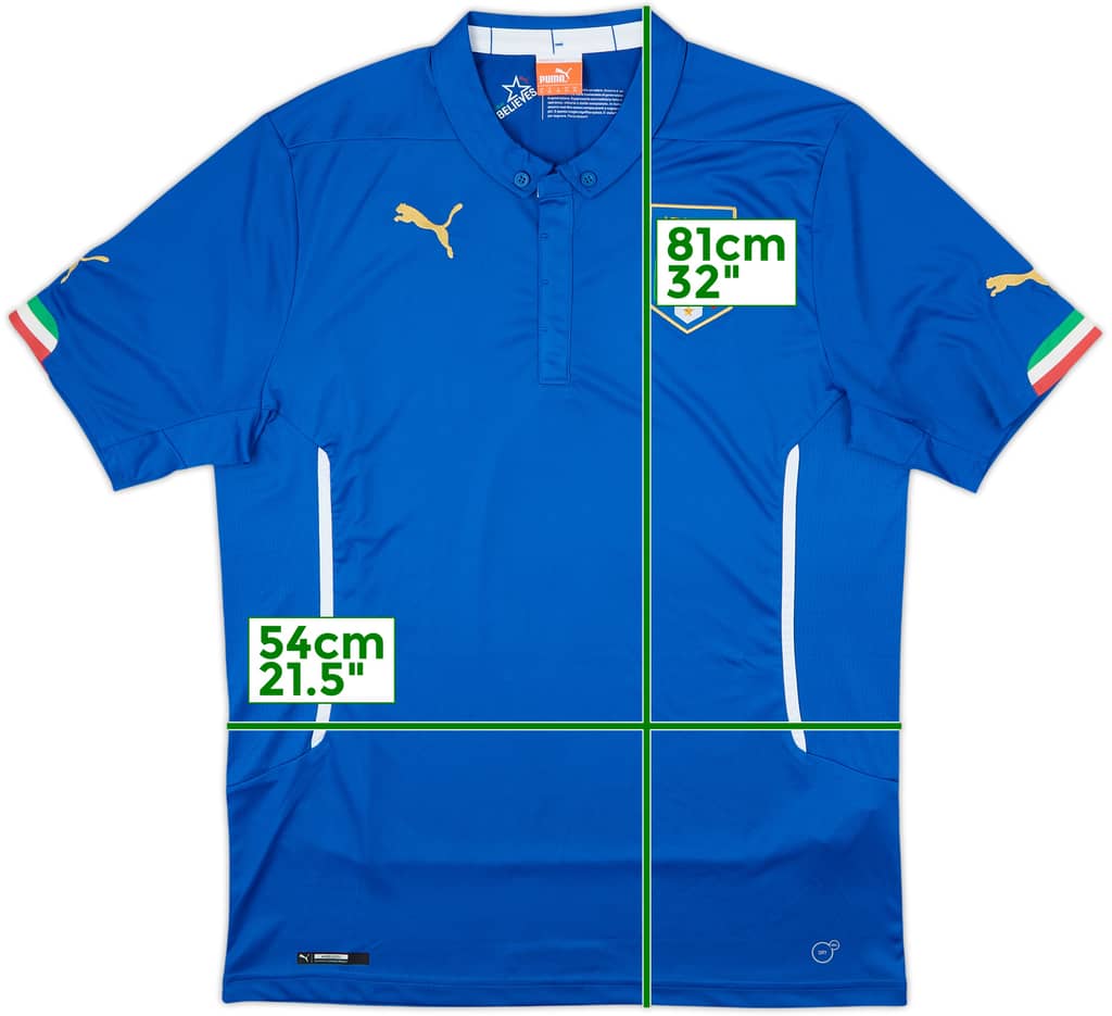 2014-15 Italy Home Shirt - 10/10 - (XL)