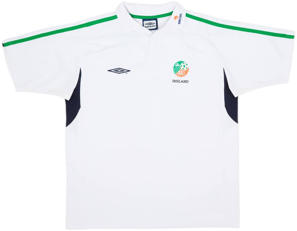 2002-03 Ireland Umbro Polo Shirt - 7/10 - (L)